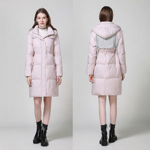 Veste matelassée décontractée pour femmes avec support OEM/ODM Manteau d'hiver en duvet de <span class=keywords><strong>canard</strong></span> blanc Personnalisable Fashion Print Pattern - Product Image 3