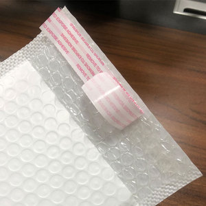 Burbuja Rosa ecológica personalizable para sobres de polietileno, embalaje adhesivo fuerte a prueba de desgarros para zapatos, comida impresa <span class=keywords><strong>Courie</strong></span> - Product Image 2