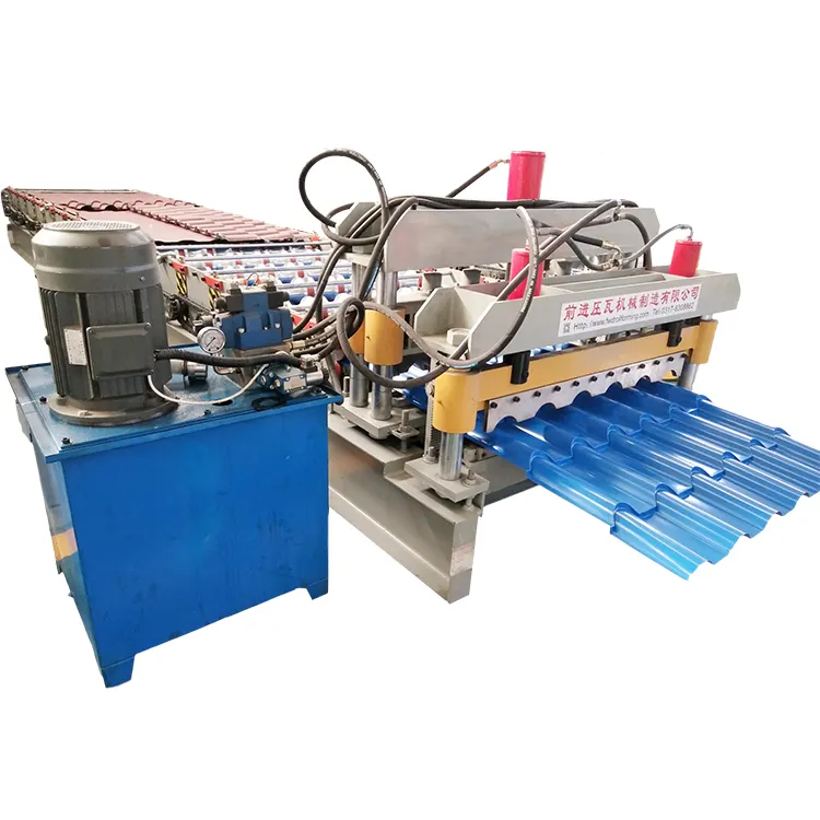 Making Building Material wand panel metall dach Corrugated Tile Roll Forming Machine For Sale