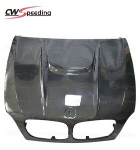H STYLE CARBON FIBER <strong>ENGINE</strong> HOOD BONNET for 2007-2013 BMW X6 X6M X5 X5M E70 E71 - Product Image 2