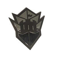 Prix d'usine, chrome, vente en gros, fabricant professionnel, votre propre design, autocollant de logo de voiture 3D en ABS, badges de voiture, emblèmes de voiture