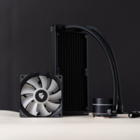 Refroidisseur de liquide de pc de jeu, refroidisseur d'eau argb cpu