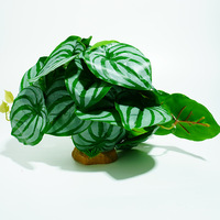 Boîte d'élevage pour reptiles, décorative, en écorce d'arbre, pour araignées, scorpions, geckos, lézards, tortues, cachette pour animaux de compagnie, plantes artificielles en PVC