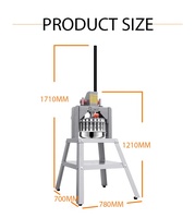 Machine manuelle stable pour la division de la pâte, séparateur de pâte à biscuits et à pains, équipement de boulangerie durable pour atelier de boulangerie