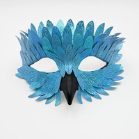 Halloween Exquis Oiseau Bec Masque Boule De Maquillage Carnaval Demi Visage Hibou Plume Visage Masque Pour Les Yeux Des Femmes
