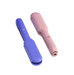 Профессиональный Электрический Выпрямитель для волос, быстрый нагрев, Портативный 2-в-1, светодиодный плоский утюг и щипцы для завивки волос для домашнего использования - Product Image 5