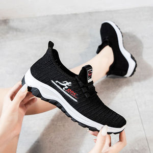 Nuevos zapatos individuales transpirables de malla para <span class=keywords><strong>mujer</strong></span>, zapatos deportivos de un pie de corte bajo - Product Image 2