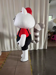 Uyeah <span class=keywords><strong>Disfraz</strong></span> de Mascota Personalizado de <span class=keywords><strong>Gato</strong></span> de Dibujos Animados, Traje de Mascota para Adultos, <span class=keywords><strong>Disfraz</strong></span> de Mascota de Mapache con Diseño Personalizado Promocional - Product Image 3