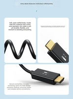 Convertisseur compatible 4K60Hz Dp mâle vers mâle HDMI 1440P/1080P 120Hz avec boîtier en PVC pour moniteur/ordinateur