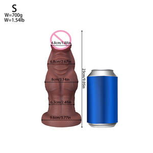 Muscle Challenger Extra grande realista consolador juguete femenino pene simulación Anal dilatador y Fisting para mujeres - Product Image 6