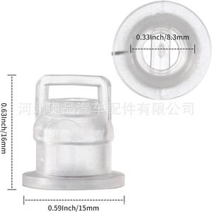 Funda de Goma para Bujes de Cable de Cambio de Marchas 0.59 pulgadas/15mm Chevrolet Buick Jeep Cadillac - Product Image 1