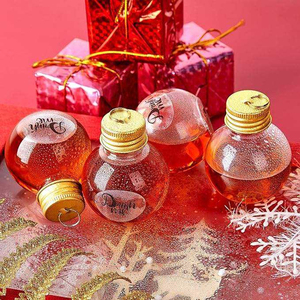Boule de Noël transparente en PET pour décorations, écologique, en gros, pour contenir de la liqueur - Product Image 4