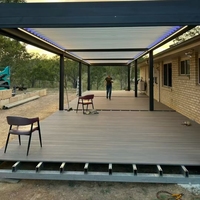 Planches de terrasse en composite bois-plastique à double face, rainurées et durables