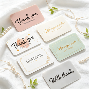 50 pz/borsa 5*9cm Biglietti da Visita Scrivibili All'ingrosso in Carta Artistica per Supportare la Mia Piccola Impresa, Decorazione per Confezioni Regalo - Product Image 5