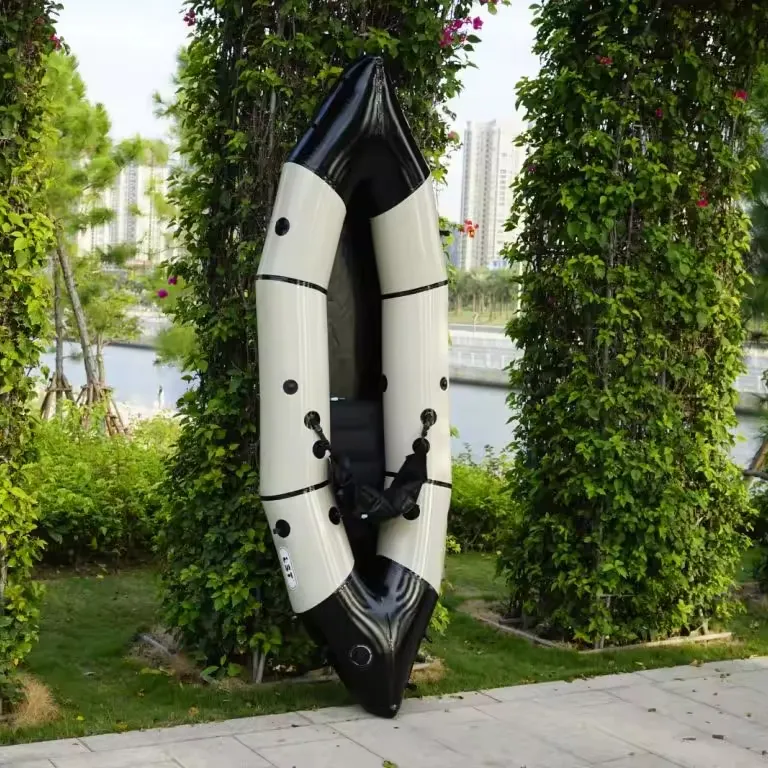 Yuanjing Barco de pesca inflável personalizado, jangada inflável para remo, esporte aquático, barco de rafting para lazer