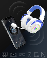 Headphone Gaming Scorpion G7000 Low Latency Mold RGB Wireless Dongle 2.4G