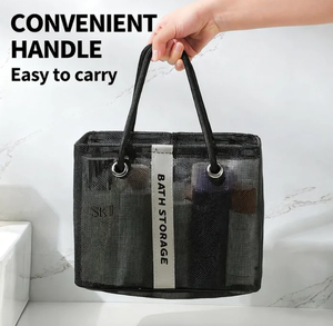 Sac de douche imperméable de grande taille pour <span class=keywords><strong>homme</strong></span>, sac de toilette portable pour salle de bain, pochette et panier personnalisables. - Product Image 5