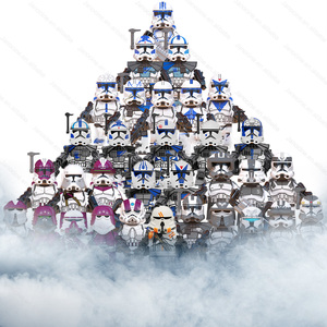 WM6126 6127 6128 KT1064 Clone Trooper Action Figures Educational Plastic Mini <strong>Building</strong> Blocks for Kids Inspired by for Star <strong>Wa</strong>* - Product Image 2