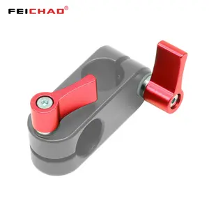 FIECHAO vite regolabile da 1/4 pollici 17mm in lega di alluminio maniglia chiave a vite adattatore per blocco ad ala 1/4 "-20 per GoPro DSLR Camera a gabbia