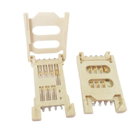 Support de carte SIM 6P MUP-C7101, connecteur de carte SMT, borne de soudure PCB, connecteur électrique pour téléphone portable, vente chaude en Israël, Inde, Vietnam