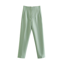 Pantalones de <span class=keywords><strong>Mujer</strong></span>, Nuevos Productos de Verano, Estilo Retro, a la Moda, Combinables con Todo, de Cintura Alta, Casuales - Product Image 3