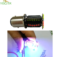 Ampoules de phare de voiture Tcyato RGB LED T10 Canbus 12V, lampe de lecture automatique, télécommande en silicone, lumière stroboscopique, projecteur