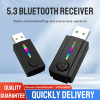 Transmisor Inalámbrico Fmear BT 5.3 de Plástico, Plug-and-Play para Teléfonos Móviles, Computadoras, Televisores, Convierte Dispositivos y Altavoces al Instante