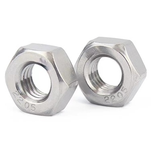 Bán hot chất lượng cao Duplex thép không gỉ <span class=keywords><strong>s31803</strong></span> 1.4462 ss2205 DIN 934 Hexagon <span class=keywords><strong>Nuts</strong></span> - Product Image 1