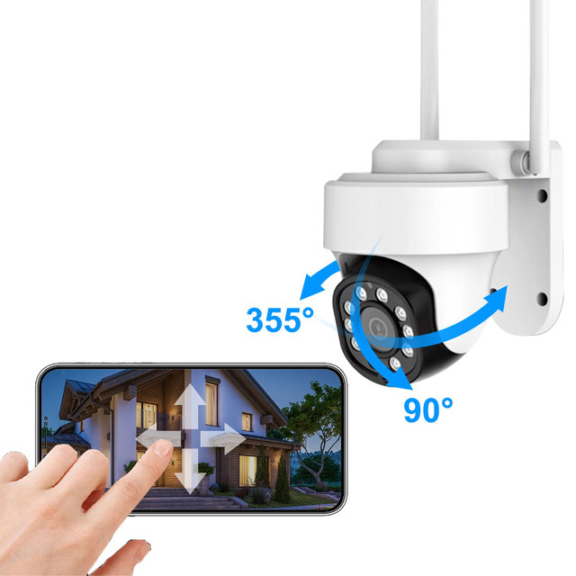 Indoor Remote Control Camara De Seguridad Built-in Mic and Speech Wifi Ptz Mini Security Home Cameras