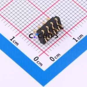 23E314050 Blade/Spring Contact Battery Connector SMD,P=2mm Connector Blade Contact Type (Male) 2mm 4P Vertical Mount - Product Image 2