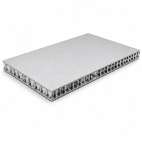Panneau en nid d'abeille en aluminium gris argenté scintillant personnalisé pour revêtement mural intérieur