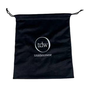 Sacs à poussière personnalisés en velours avec cordon de serrage pour danseurs de ballet Pochettes à bijoux personnalisées avec logo brodé pour chaussures - Product Image 4