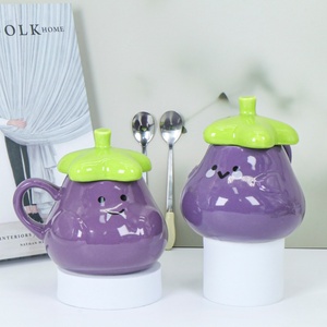 Taza de Porcelana con Diseño 3D Único y Personalizado, Taza de Cerámica Creativa para Café o Leche con Tapa, Apta para Alimentos, Lavavajillas y <span class=keywords><strong>Microondas</strong></span> - Product Image 5