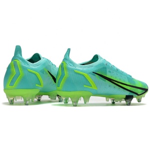 Chaussures de football haut de gamme en toile pour terrain, crampons FG SG, personnalisables, vente en gros, OEM, semelle extérieure en PVC, tendance, <span class=keywords><strong>pas</strong></span> chères - Product Image 3