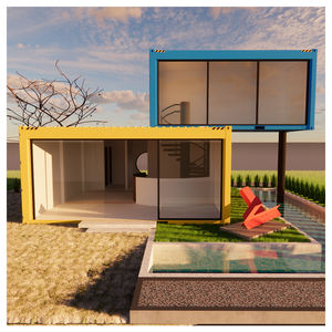 20FT 40ft สำเร็จรูปสไตล์วิลล่าทันสมัย - Product Image 4