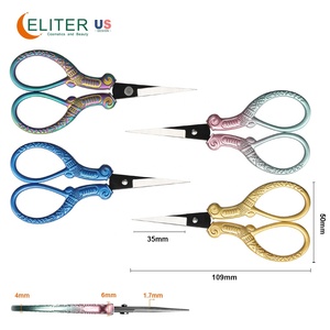 Eliter Offre Spéciale Vente en gros <span class=keywords><strong>Ciseaux</strong></span> à ongles à cuticules super pointus <span class=keywords><strong>Broderie</strong></span> Couture <span class=keywords><strong>Ciseaux</strong></span> à ongles à cuticules avec dents - Product Image 6