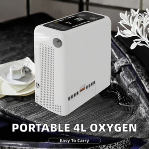 เครื่องผลิตออกซิเจนแบบพกพาสำหรับการออกกำลังกายที่ระดับความสูง 4 ลิตร ใช้พลังงานจาก USB ผลิตจากพลาสติก พร้อมแบตเตอรี่ 1-4 ลิตร สำหรับการเดินทาง ขายส่ง - Product Image 2