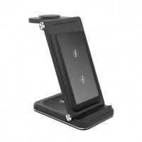 Estación de carga de cargador inalámbrico universal plegable 3 en 1 para diferentes teléfonos móviles inteligentes para iPhone