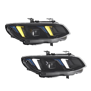 ชุดไฟหน้าสำหรับรถซีรีส์ 3 E93 ปี 2010-2013 แบบดัดแปลงทรง Fang พร้อมไฟ LED Daytime Running Lights ไฟเลี้ยวแบบเลนส์ 12V รุ่น Fang-Sty - Product Image 1