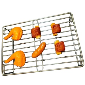 Grille de barbecue multifonctionnelle pour cuisine extérieure, barbecue, camping, grille en maille antiadhésive, résistante à la corrosion et à la chaleur - Product Image 5