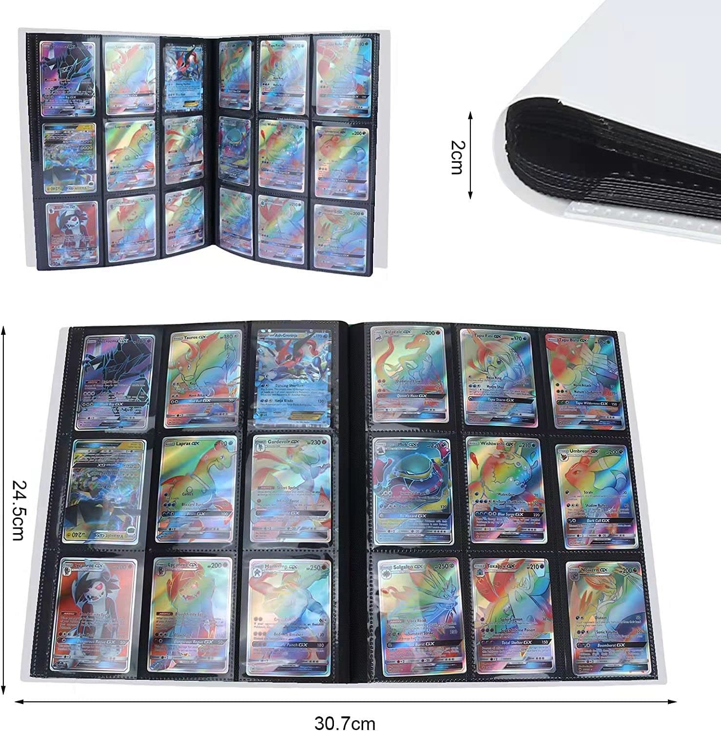 Trading Card Binder - 9 Pocket Album for 360 Cards
