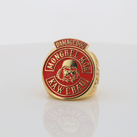 Jieding Herren Vintage Roségold-Plattierter Kupferring mit Zirkon-Einlage Anpassbares Design Jubiläums- und Geburtstagsgeschenke