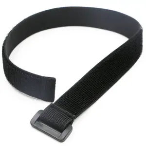 Reusable Elastic Buckle Strap Hook And Loop Fabric Adjustable Fastener