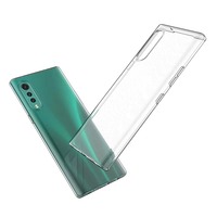Coques de téléphone transparentes ultra minces pour LG Velvet 4G 5G Style3 Japan Clear TPU Silicone Back Cover
