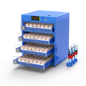 Incubadora para ovos, incubadora automática de temperatura e umidade para ovo 256