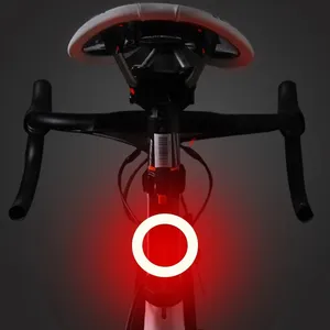 自行车尾灯多照明模式型号通用串行总线充电发光二极管自行车灯闪光尾灯道路Mtb自行车座杆
