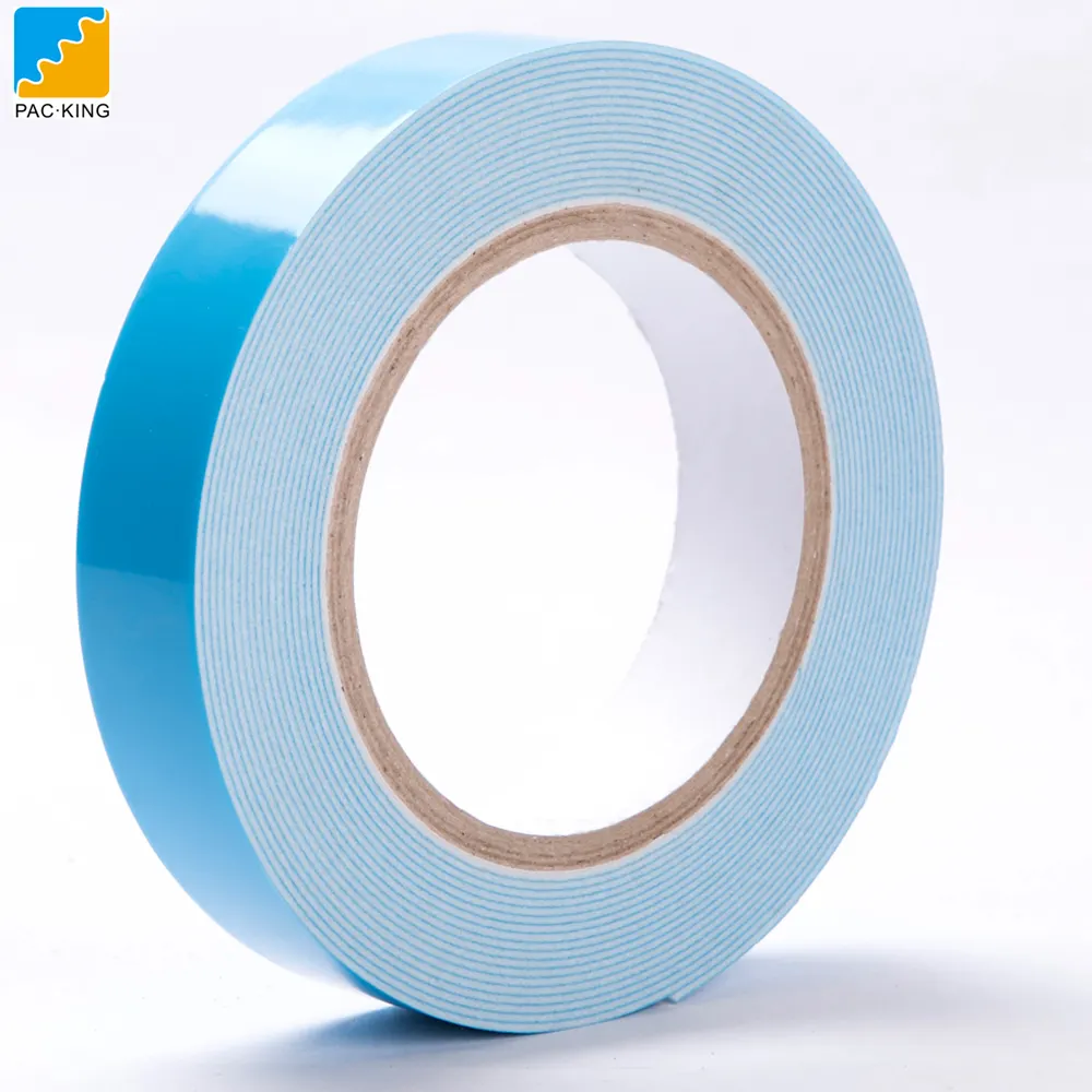 Rotolo di schiuma poliuretanica impermeabile adesivo acrilico tronco in PVC nastro biadesivo in schiuma PE