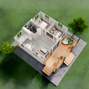 Casa Cápsula Modular Expandible, Casas Modulares Prefabricadas, Mini Casa con Certificación ISO, Resistente al Agua y al Viento para el Reino Unido - Product Image 2