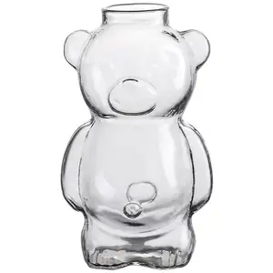 流行创意熊体玻璃硼硅酸盐独特形状鸡尾酒玻璃酒杯
