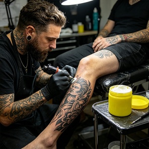 Crème pour tatouage Exclusive Premium 10g 30g 500g pour usage professionnel dans les studios et salons, qualité supérieure - Product Image 3